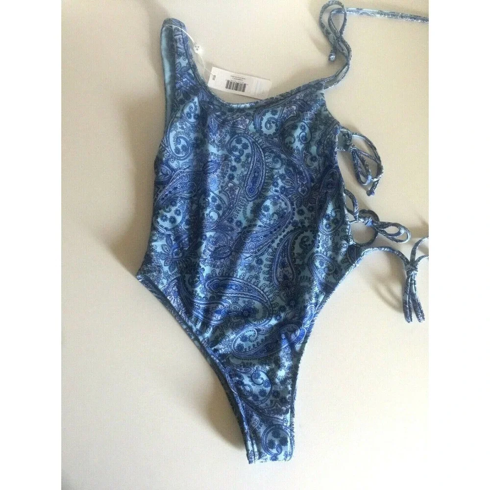 NWT Frankies Bikini Honey Shine One Piece Swimsuit